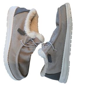 'Hey dude' womens snickers, size 40 (EU), light gray color.